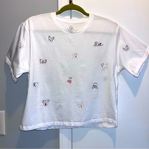 OG Organic Generation Embroidered Dogs T-Shirt - Picture 1 of 10